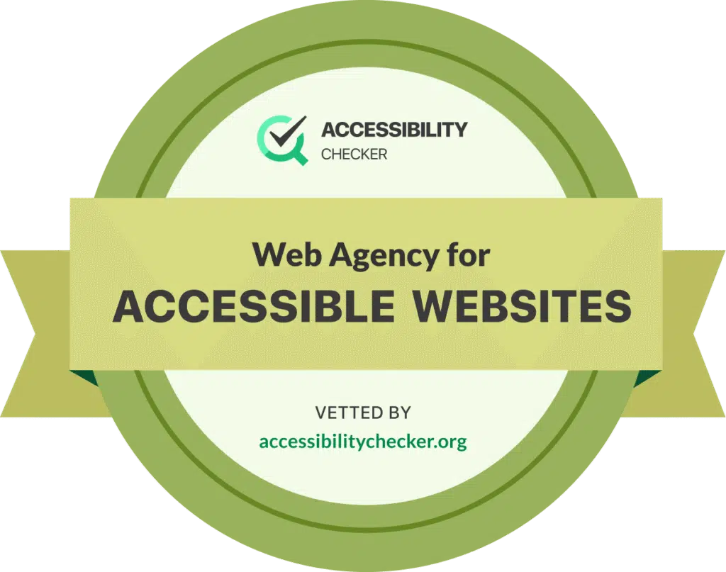 Web Agency for ACCESSIBLE WEBSITES - Accessibility Checker Badge
